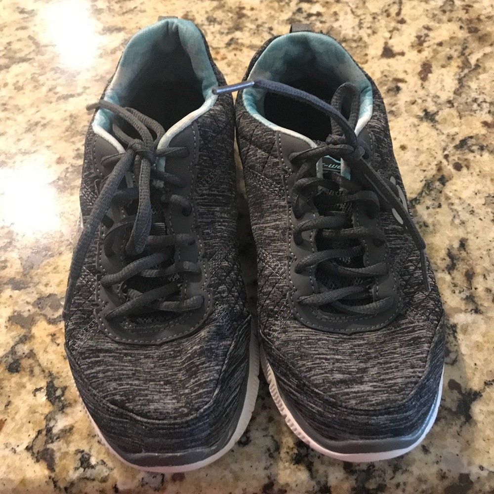 Grey and Teal Sketchers